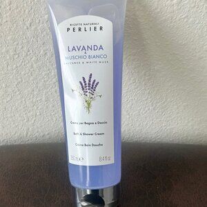 Perlier LAVENDER &. WHITE MUSK Bath and Shower Cream 8.4 oz SEALED